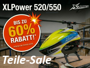 XLPower 520/550 Ersatzteile Lagerräumung