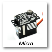 GDW Servos Micro Grösse
