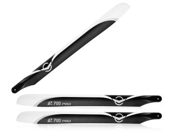 Azure Power 700 PRO Dreiblatt Carbon Rotorblatt 700mm