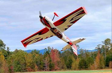 Extremeflight RC 60" Edge 540T V3 Dunkelrot/Weiss - ARF