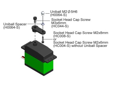 Anlenkkugeln M2,5 H6 (5) (All Goblin)