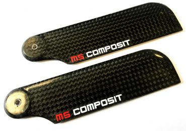 MS COMPOSIT 105 mm Carbon Heckrotorblätter