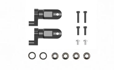 XLPower - Prôtos 380/420 Alu Heckblatthalter V2 Set 2,6mm Blattwurzel
