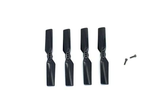 OMPHOBBY M2/ M2 V2/ M2 EXP Heckrotorblätter Set (4st) schwarz # OSHM2038