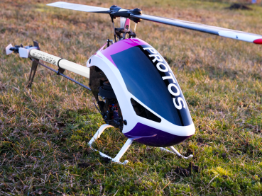 XLPower/MSH Prôtos 380 Standard Kabinenhaube Lila Pink Weiss