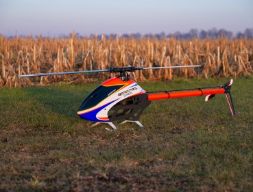 Preview: XLPower - Kabinenhaube - leucht Orangerot Blau Weiss