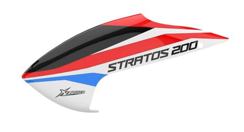 Stratos 200 Kabinenhaube Rot Blau