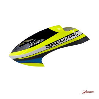 XLPower - Kabinenhaube Nick Maxwell Design 1 Gelb V2 neue Form für Schnellverschlüsse