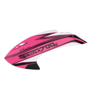 XLPower - Kabinenhaube - Pink Weiss Schwarz V2 - neue Form für Schnellverschlüsse hinten
