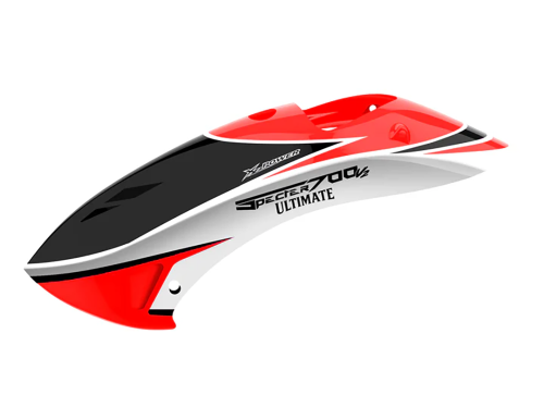 XLPower - Specter 700 Nitro Kabinenhaube Rot Weiss Schwarz