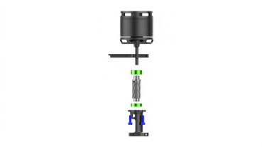 XLPower - Gegenlager u. Motorplatte V3 Upgrade Set