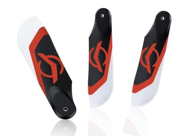 Azure Power Carbon 3-Blatt Heckrotorblatt 105mm