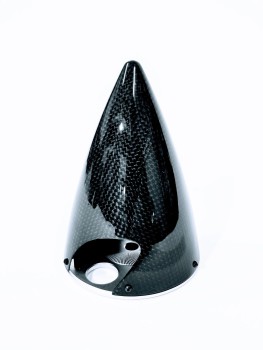 Extreme Flight RC Spinner Carbon 4.5" (114mm) Sichtcarbon Finish