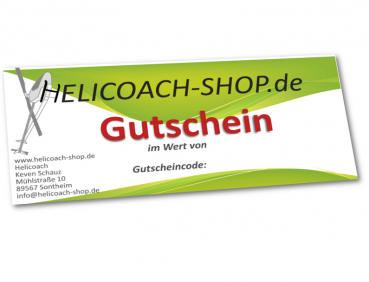 Helicoach Gutschein 25Eur