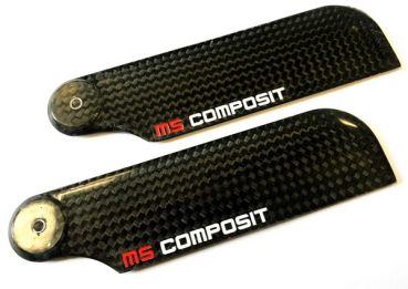 MS COMPOSIT 115 mm Carbon Heckrotorblätter