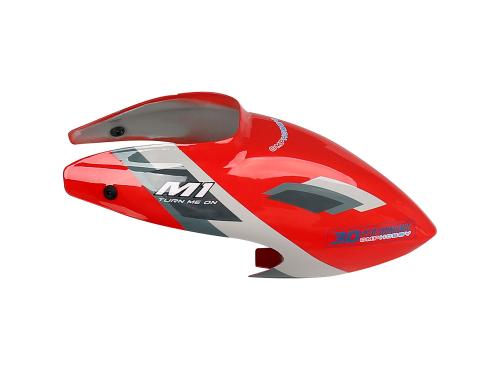 OMPHOBBY M1 EVO Kabinenhaube rot # OSHM1210R