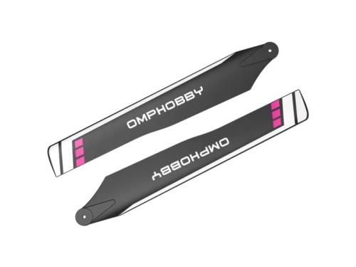 OMPHOBBY M2/ M2 V2/ M2 EXP Rotorblätter 173mm pink # OSHM2127
