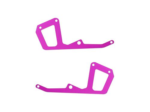 OMPHOBBY M2 V3 PRO Hintere Carbon Rahmenplatten Set - Pink # OSHM2464