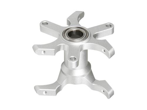 OMPHOBBY M4 Alu Hauptwellen / Servohalter (silber) # OSHM4003S