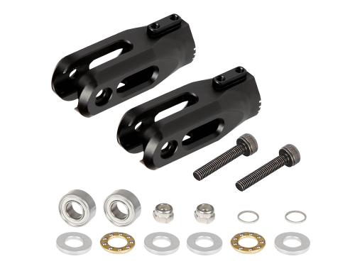 OMPHOBBY M4 / M4 MAX Alu Hauptrotor Blatthalter Set (schwarz) # OSHM4009B