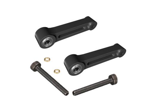 OMPHOBBY M4 / M4 MAX Taumelscheiben Mischerarm Set (schwarz) # OSHM4012B