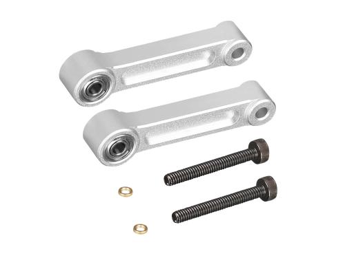 OMPHOBBY M4 Taumelscheiben Mischerarm Set (silber) # OSHM4012S