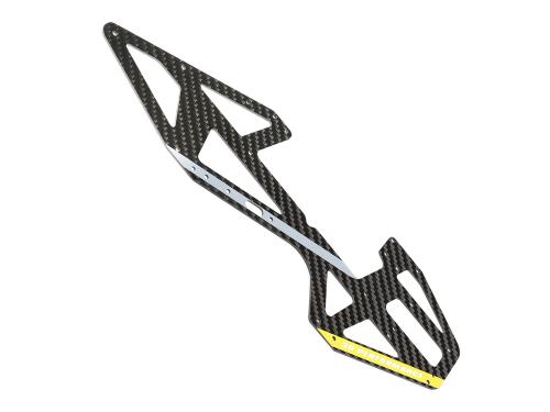 OMPHOBBY M4 Carbon Hauptrahmenplatte links gelb # OSHM4014Y-L