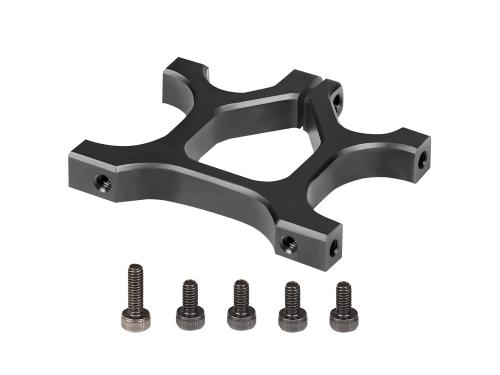 OMPHOBBY M4 Alu Heckrohrhalterung (schwarz) # OSHM4018B