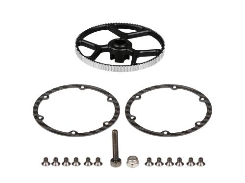 OMPHOBBY M4 Vordere Riemenscheibe 99 Zähne (schwarz) # OSHM4023B