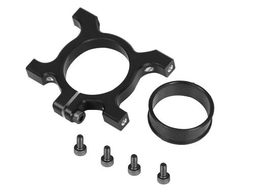 OMPHOBBY M4 MAX Alu vordere Heckrohrhalterung (schwarz) # OSHM4X004