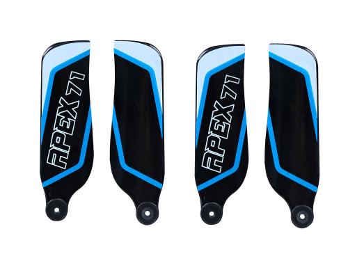 OMPHOBBY M4 MAX Heckrotorblätter APEX 71mm # OSHM4X032