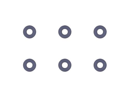 OMPHOBBY Unterlegscheibe Ø2,5xØ6x1 # OSHM5103