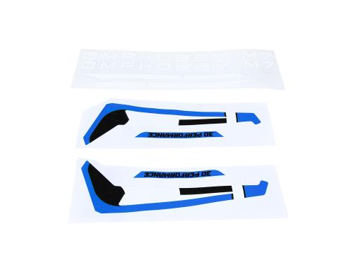 OMPHOBBY M7 Aufkleber Satz blau # OSHM7178