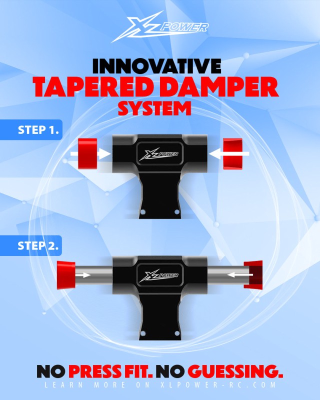XLPower - zweiteilige konische Rigid Kopfdämpfung - passend f. alle Nimbus