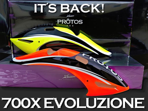 XLPower/MSH Prôtos 700X Evoluzione - Kit - Leuchtrot ABVERKAUF