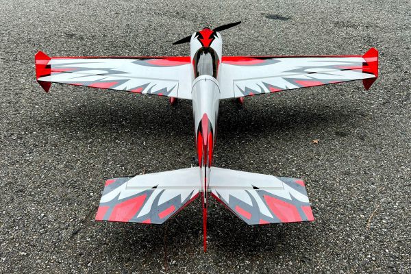 Extremeflight RC 60" Edge 540T V3 Dunkelrot/Weiss - ARF