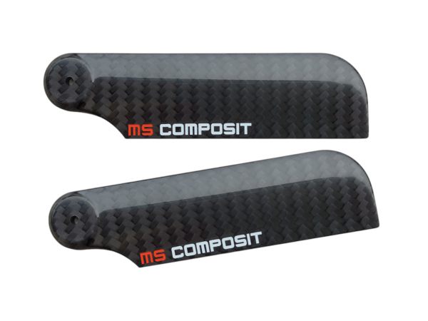 MS COMPOSIT 105 mm Carbon Heckrotorblätter