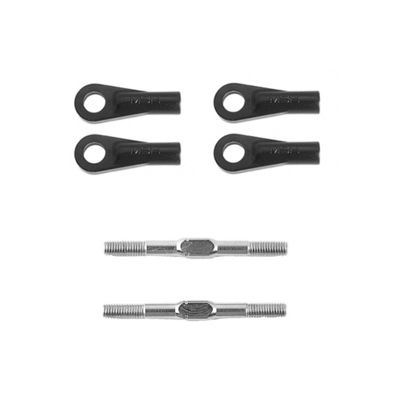 XLPower/MSH Protos 380/420 Turnbuckle Gestänge f. Rotorkopf 1 Paar