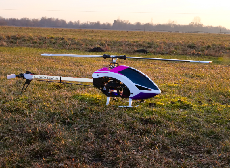 XLPower/MSH Prôtos 380 Standard Kabinenhaube Lila Pink Weiss