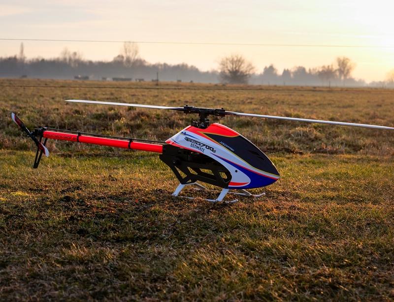 XLPower - Kabinenhaube - leucht Orangerot Blau Weiss