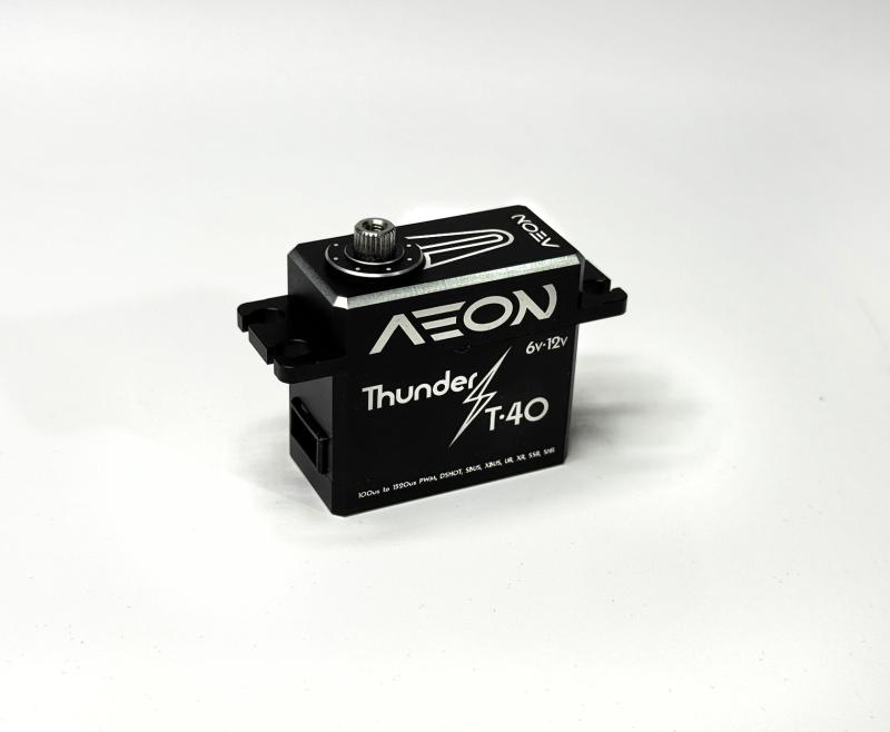 Aeon RC Thunder T-40 Brushless, Multi-Protocol, Event-Driven 6V-12V Programmable Servo