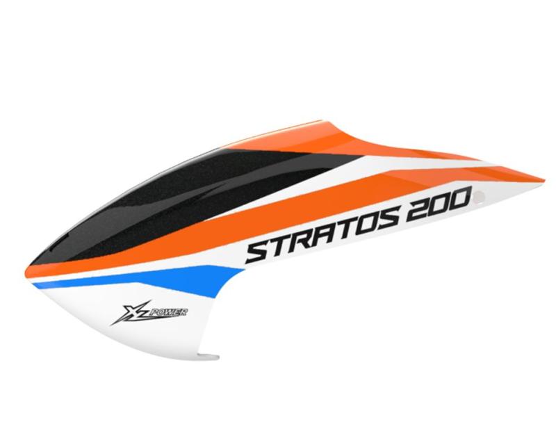 Stratos 200 Kabinenhaube Orange Blau