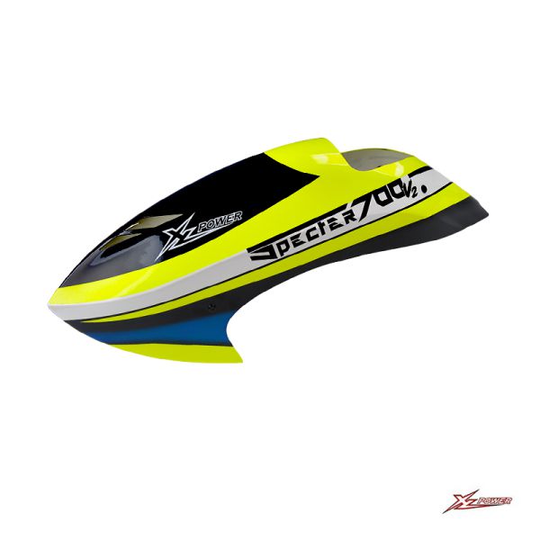 XLPower - Kabinenhaube Nick Maxwell Design 1 Gelb V2 neue Form für Schnellverschlüsse