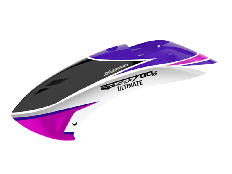 XLPower - Specter 700 Nitro Kabinenhaube Lila Pink Weiss