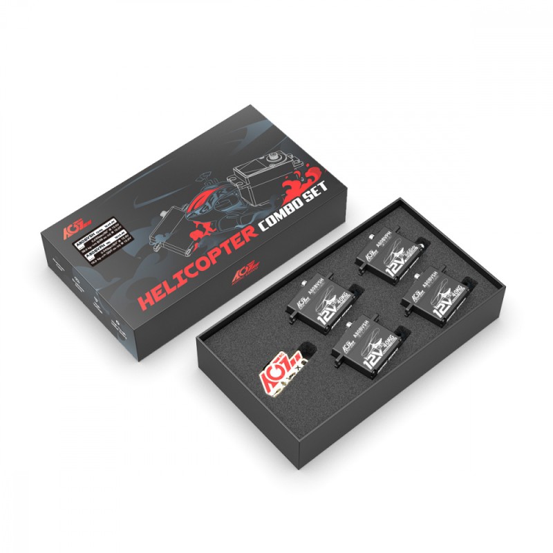 AGF-RC A80 12V Heli Combo (3x A80BVSH, 1x A80BVPH)