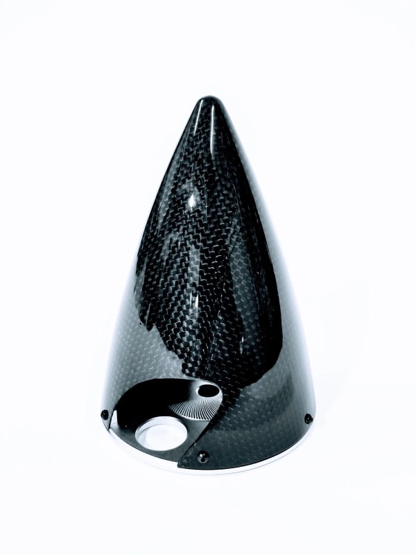 Extreme Flight RC Spinner Carbon 4.5" (114mm) Sichtcarbon Finish