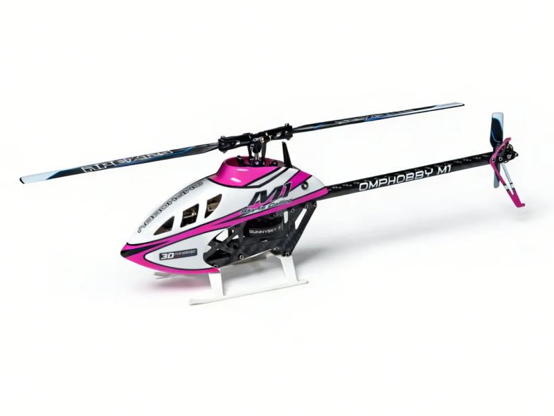 OMPHOBBY Heli M1 V3 PRO Nebula-Pink BNF
