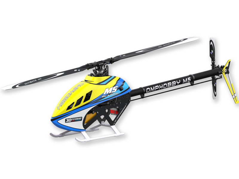 OMPHOBBY OMP Heli M5 KIT 550 Helikopter mit RT Rotorblätter # OSHM510Y Gelb