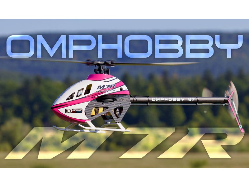 OMPHOBBY OMP Heli M7R KIT 700 Helikopter mit RT Rotorblätter Nebula Pink