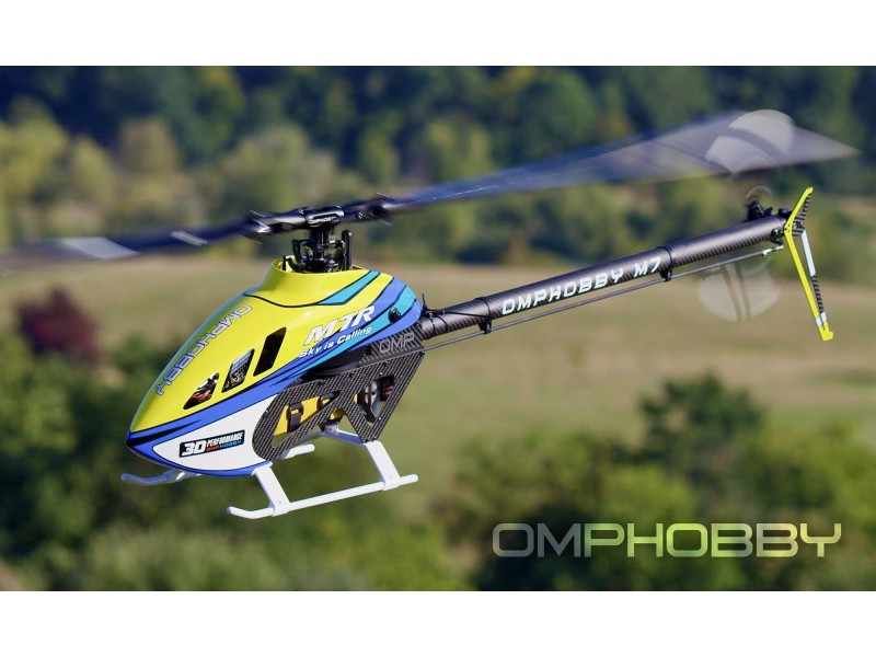 OMPHOBBY OMP Heli M7R KIT 700 Helikopter mit RT Rotorblätter Solar Gelb
